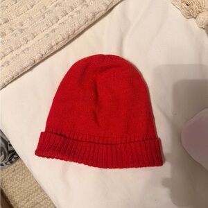 J crew red beanie